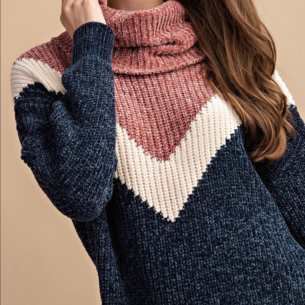 Color: Marsala/Navy
Fabric: 100% Polyester - Picture 2 of 3